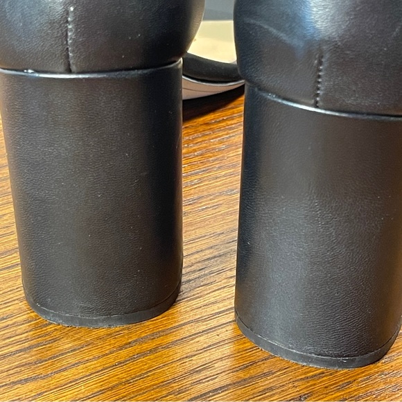 Sam Edelman Daniella Block Heel Sandal, Black Leather - Picture 4 of 14